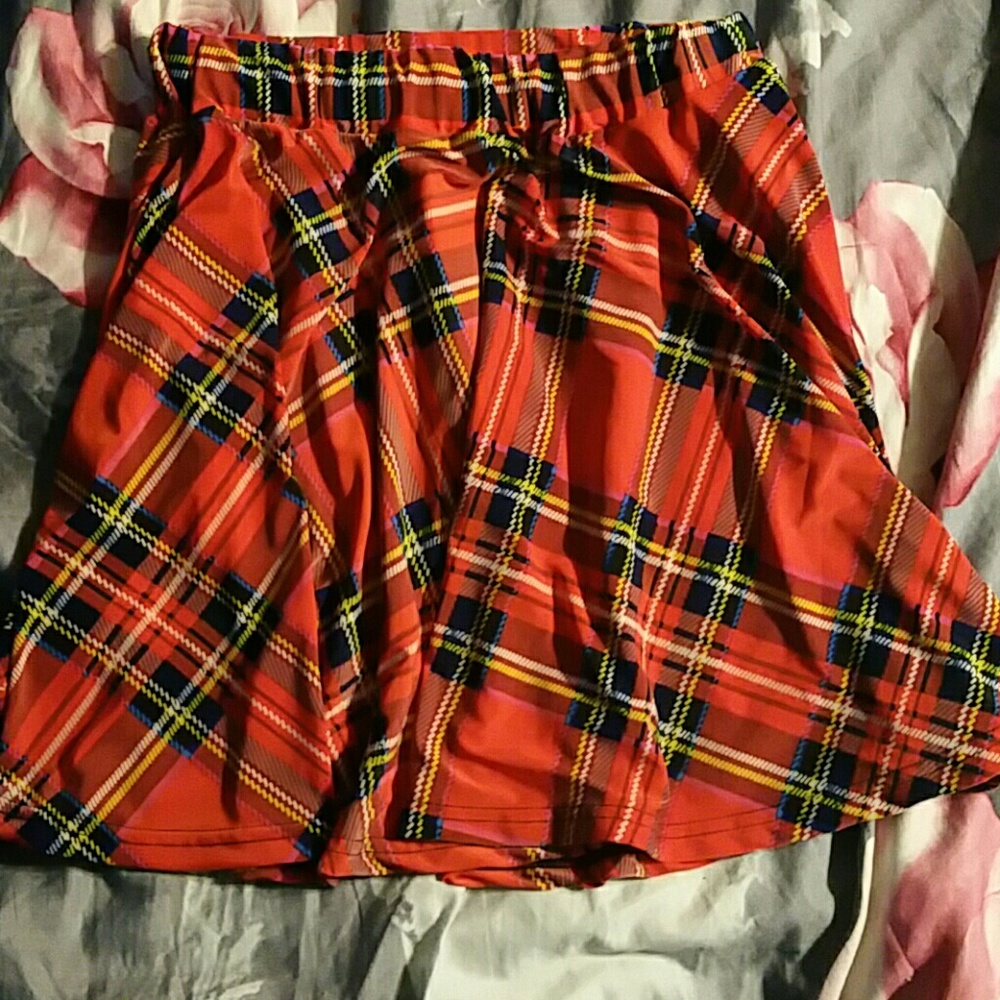 Plaid skirt